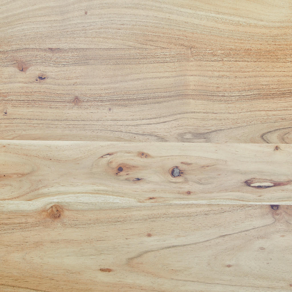 Thumbnail - Livetastic Esstisch, Weiß, Akazie, Holz, Metall, Akazie, vollmassiv, Holz, rechteckig, U-Form, 90x76x160 cm, Esszimmer, ...