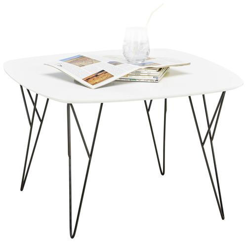 KLUB STOČIĆ 70/45/70 cm crna, bela - bela/crna, Moderno, metal/pločasti materijal (70/45/70cm)