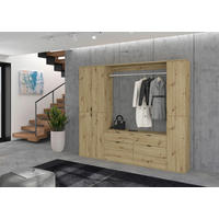 GARDEROBE 3-teilig 212/193/34 cm  - Konventionell, Holzwerkstoff (212/193/34cm) - MID.YOU