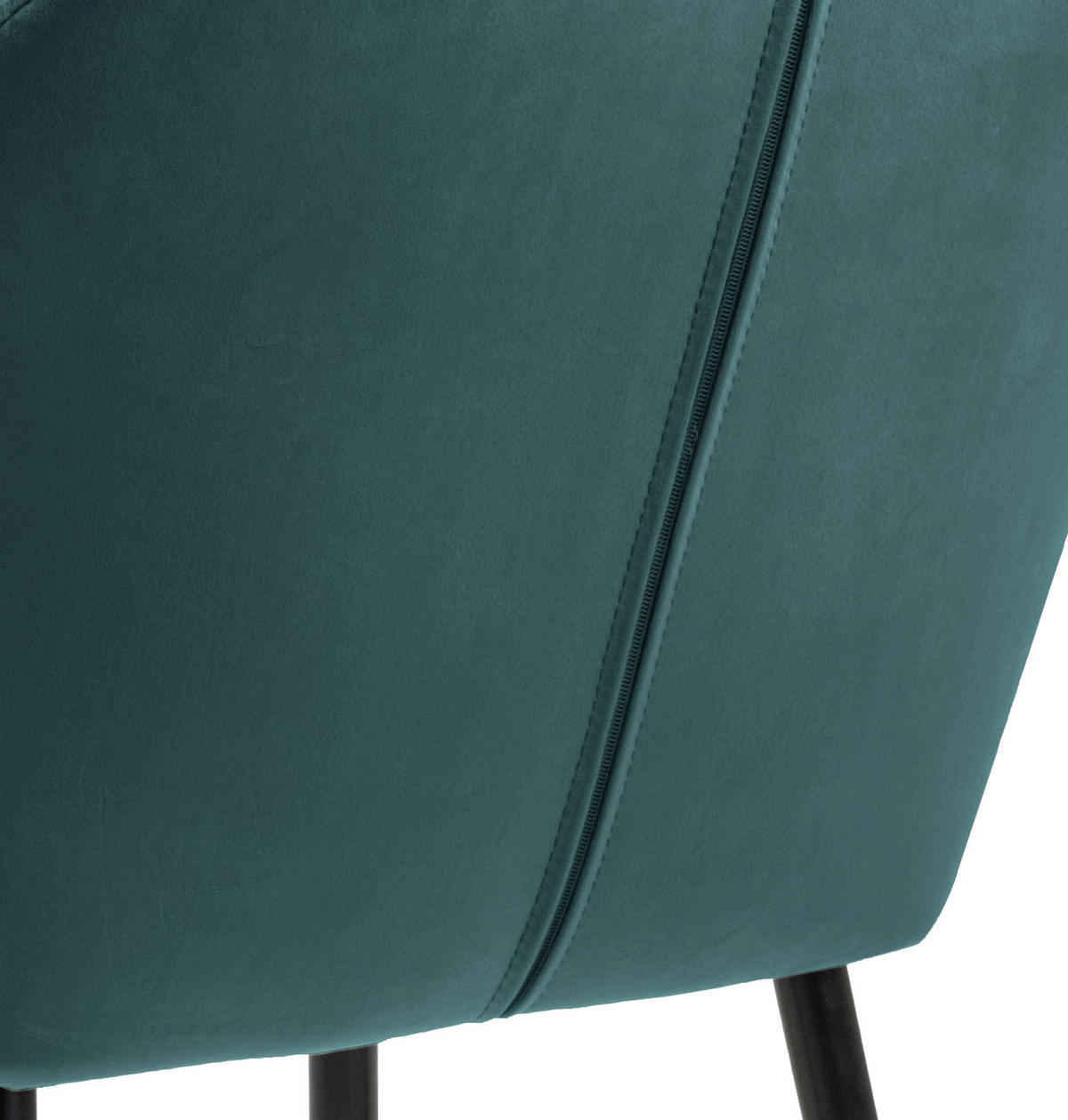 ŽIDLE S PODRUČKAMI, velur, černá, tmavě zelená - černá/tmavě zelená, Trend, kov/textil (57/83/59cm) - Ambia Home