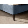 BOXSPRINGBETT 180/200 cm  in Graublau  - Graublau/Schwarz, Design, Holz/Holzwerkstoff (180/200cm) - Esposa