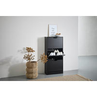 Schukipper Luanda - Schwarz, Design, Holzwerkstoff (55/117/23,5cm) - Livetastic