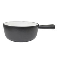 FONDUEPFANNE Heidi Cheese Line  - Weiss/Schwarz, Basics, Metall (18cm) - Heidi Cheese Line