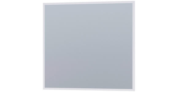 WANDSPIEGEL 83,4/76,4/1,9 cm    in rechteckig  - Weiß, MODERN, Glas/Holzwerkstoff (83,4/76,4/1,9cm) - Carryhome