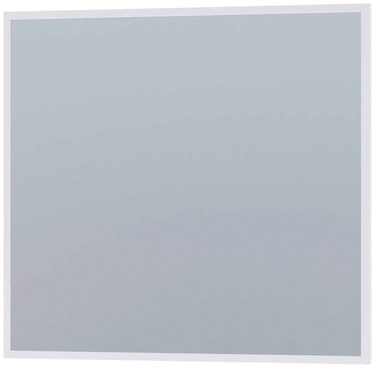 WANDSPIEGEL 83,4/76,4/1,9 cm    in rechteckig  - Weiß, MODERN, Glas/Holzwerkstoff (83,4/76,4/1,9cm) - Carryhome