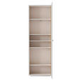 GARDEROBENSCHRANK  in 65/201/37 cm  - Eichefarben/Anthrazit, Design, Holzwerkstoff/Metall (65/201/37cm) - Xora