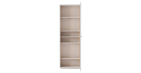 GARDEROBENSCHRANK  in 65/201/37 cm  - Eichefarben/Anthrazit, Design, Holzwerkstoff/Metall (65/201/37cm) - Xora