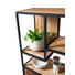 REGAL in 110/160/35 cm Schwarz, Eichefarben - Eichefarben/Schwarz, Design, Holz/Metall (110/160/35cm) - Hom`in REGAL in 110/160/35 cm Schwarz, Eichefarben - Eichefarben/Schwarz, Design, Holz/Metall (110/160/35cm) - Hom`in