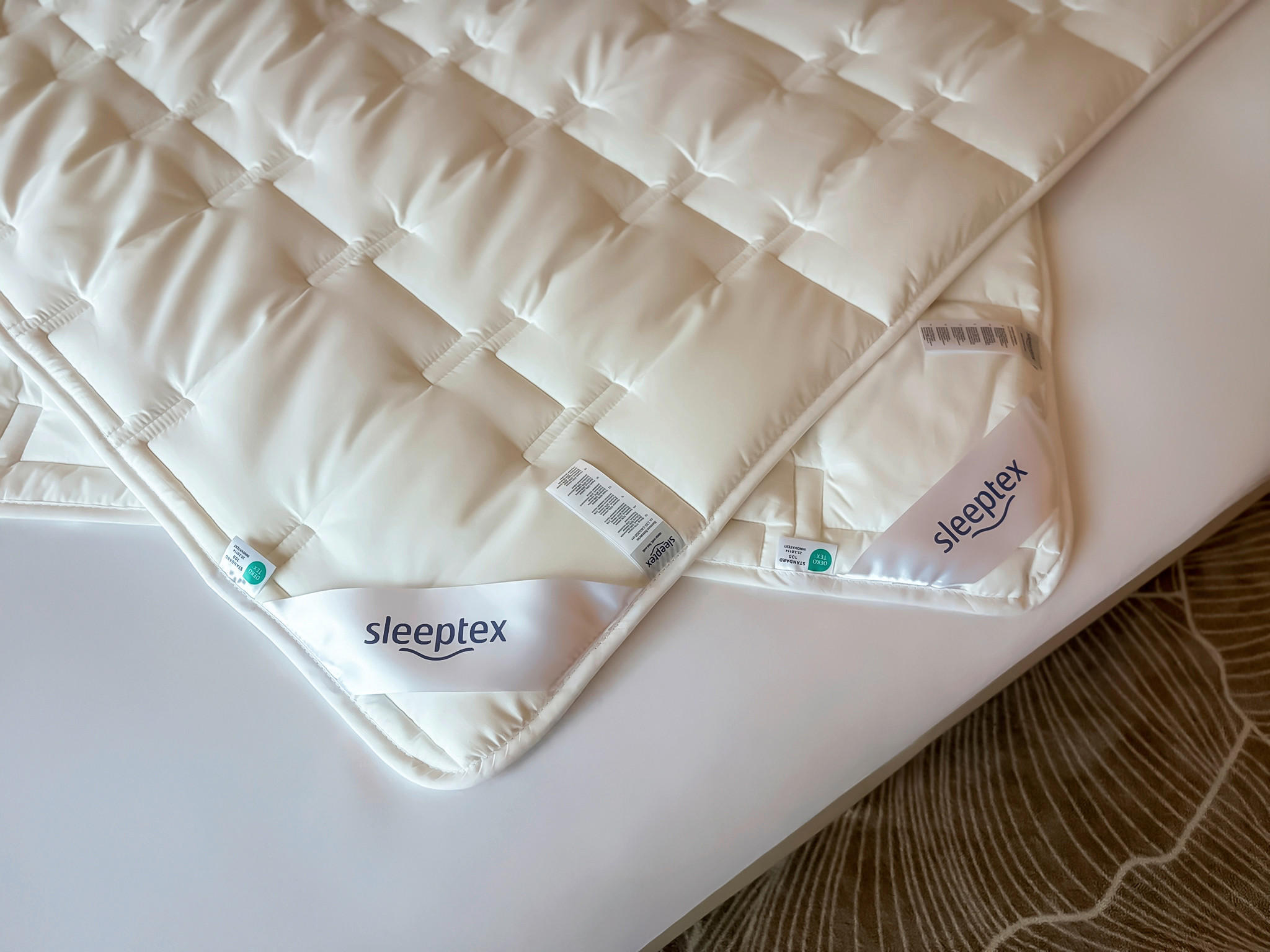 NYÁRI PAPLAN  - fehér, Design, textil (140/200/3cm) - Sleeptex