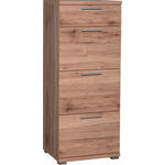 KOMMODE  in 48/120/40 cm  - Eichefarben/Alufarben, Design, Holzwerkstoff/Kunststoff (48/120/40cm) - Carryhome