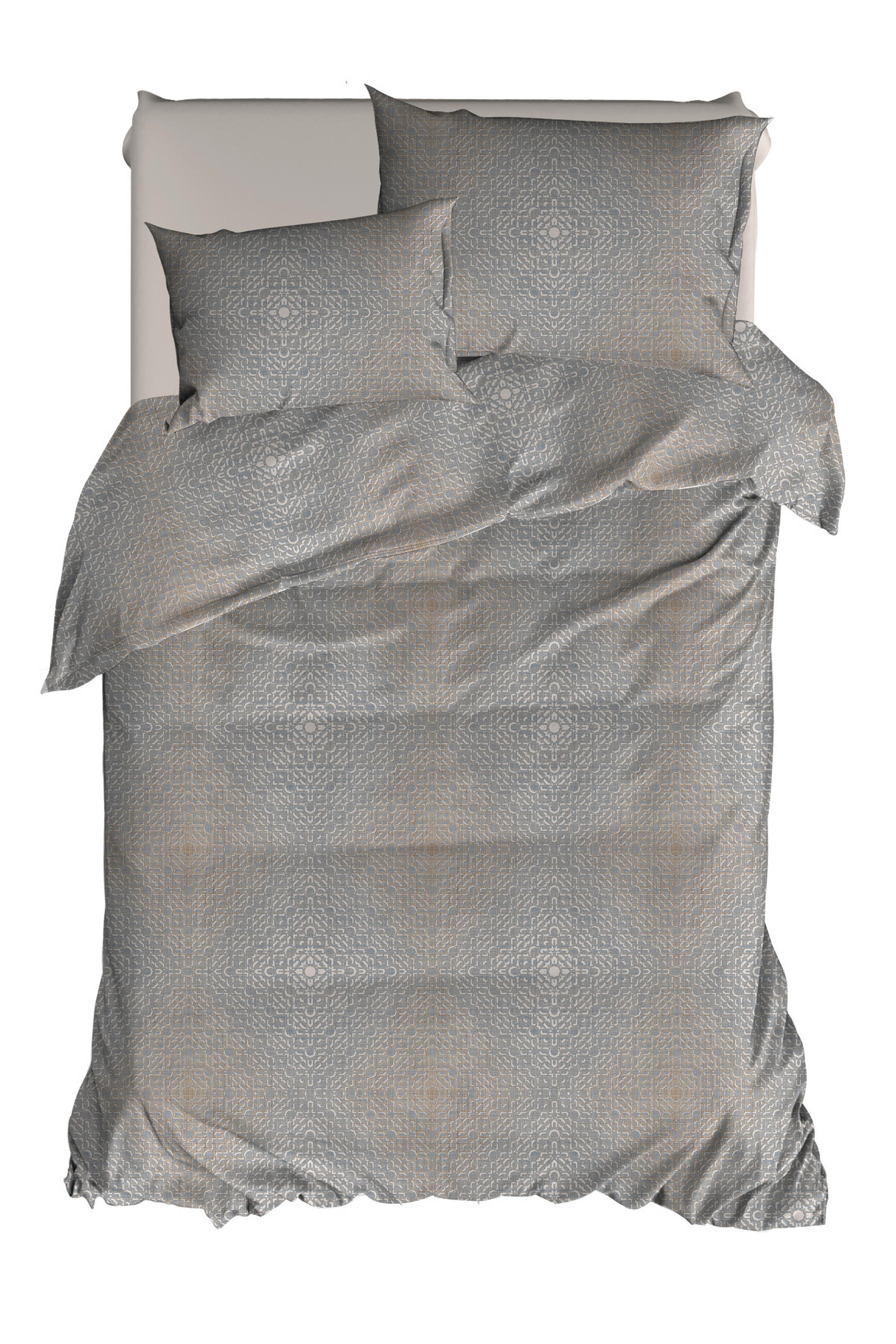 ÁGYNEMŰHUZAT-GARNITÚRA 140/200 cm  - színes, Basics, textil (140/200cm)
