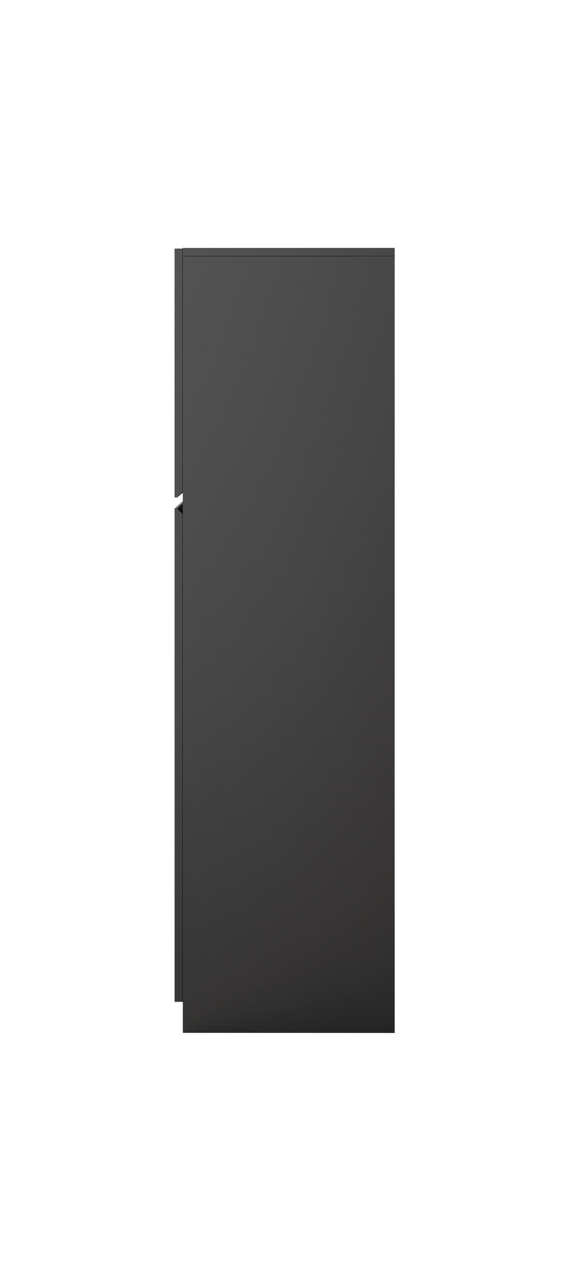 HIGHBOARD Bern 119,5/143/40 cm  - Schwarz, Design, Holzwerkstoff (119,5/143/40cm) - MID.YOU
