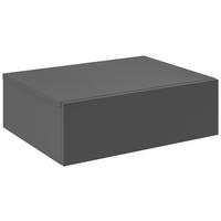 NACHTTISCH 50/16/40 cm, Anthrazit,  - Anthrazit, Design, Holzwerkstoff (50/16/40cm) - Hom`in