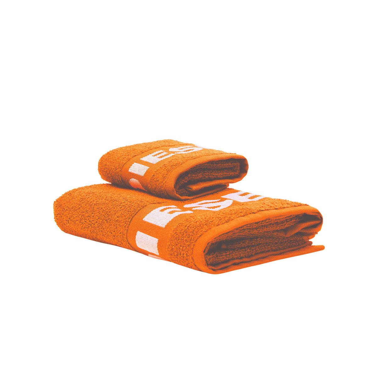 FROTTIERSET SPORT LOGO Orange 2-teilig  - Orange, Basics, Textil - Diesel