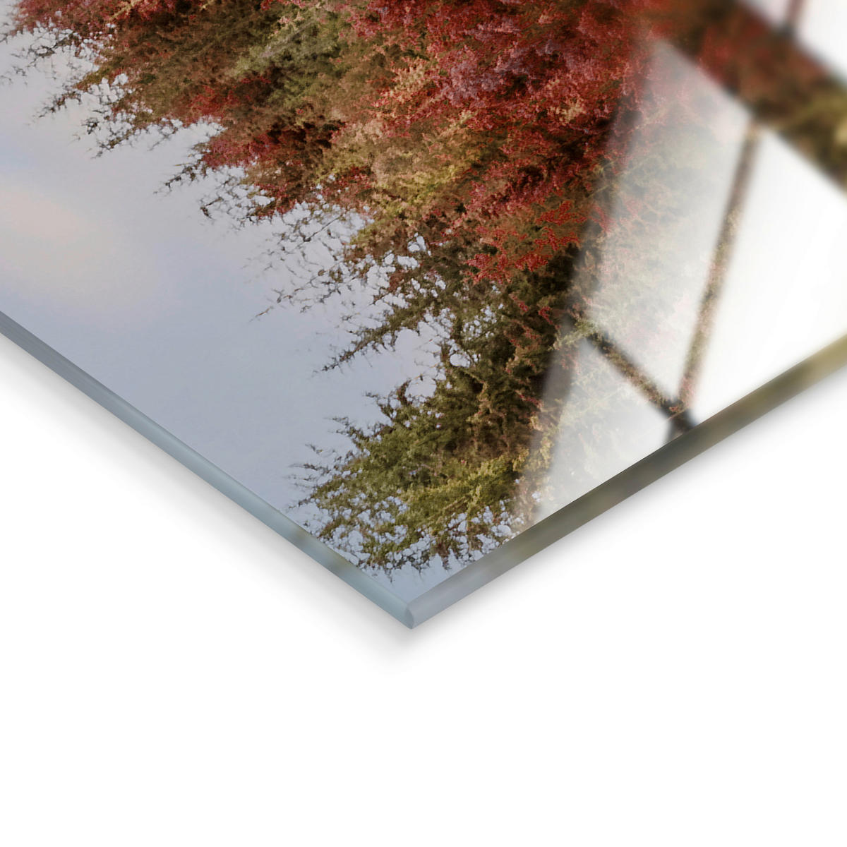 GLASBILD Landschaft & Natur 120/80 cm  - Multicolor, Basics, Glas/Papier (120/80cm)