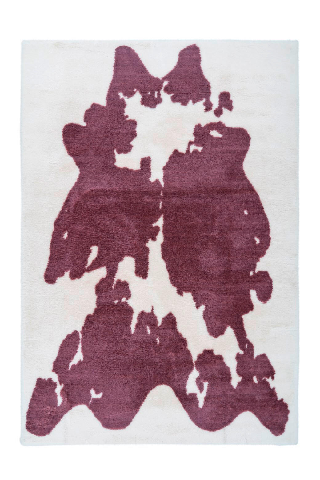 HOCHFLORTEPPICH 120/160 cm Rabbit Animal Lilac / Weiß Lila, Weiß  - Lila/Weiß, KONVENTIONELL, Textil (120/160cm)