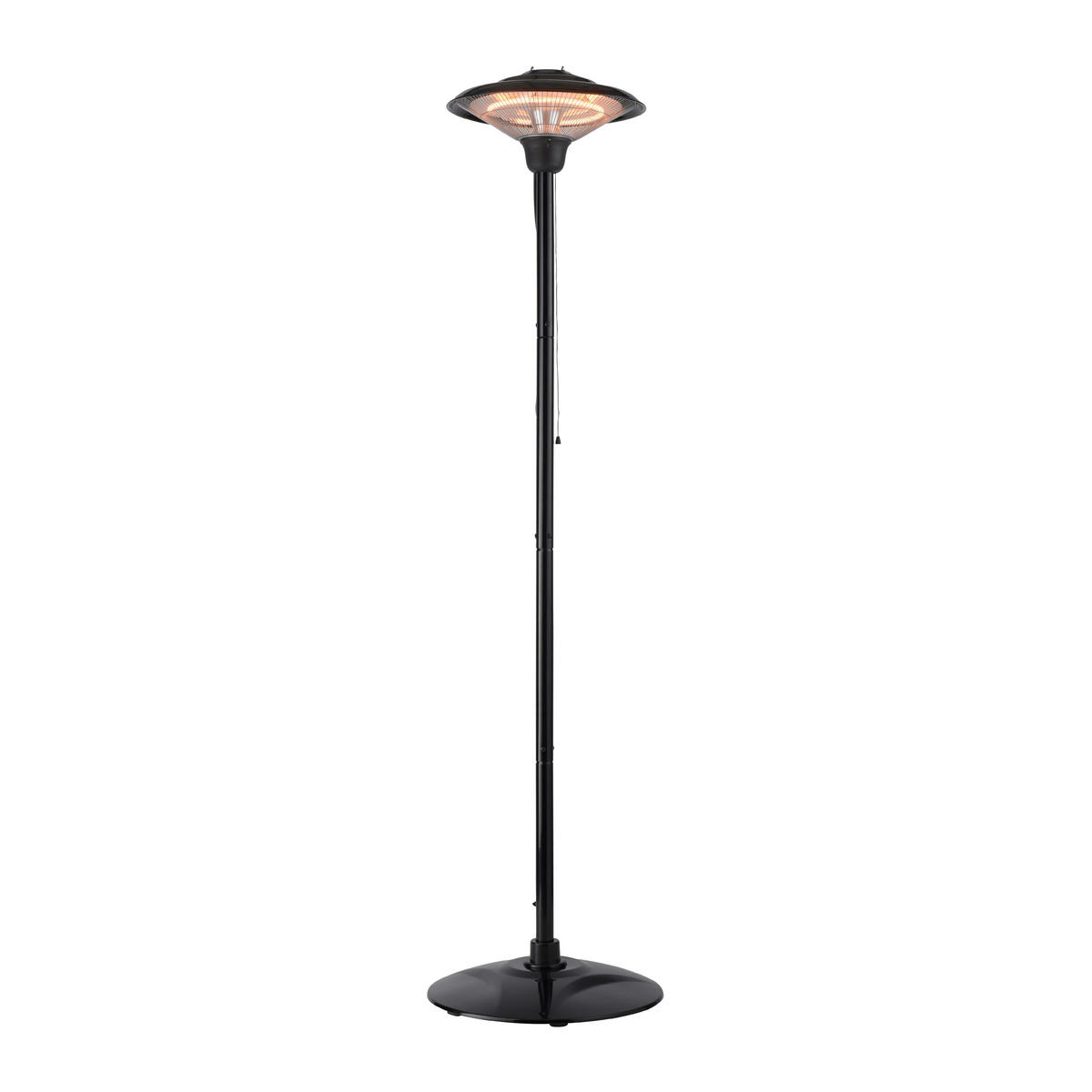 INFRAROTSTRAHLER - Schwarz, Design, Metall (45/195cm)