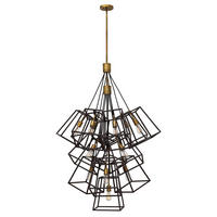 KRONLEUCHTER Fulton 85/146.4 cm   - Bronzefarben, LIFESTYLE, Metall (85/146.4cm) - Elstead Lighting