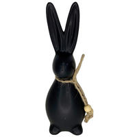 DEKOHASE - Schwarz, LIFESTYLE, Keramik/Textil (6,4/18,2cm)