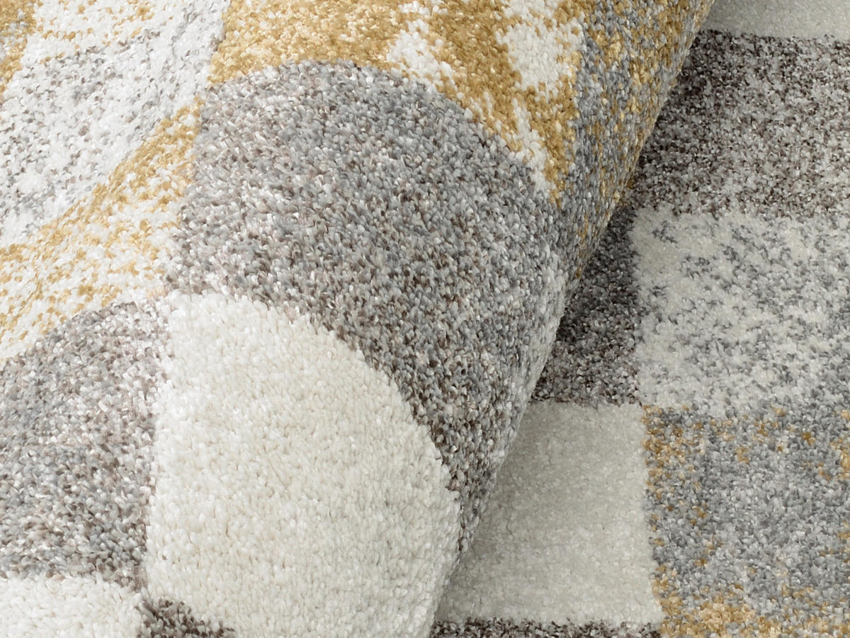 WEBTEPPICH 160/160 cm Grau  - Grau, Design, Textil (160/160cm) - Novel