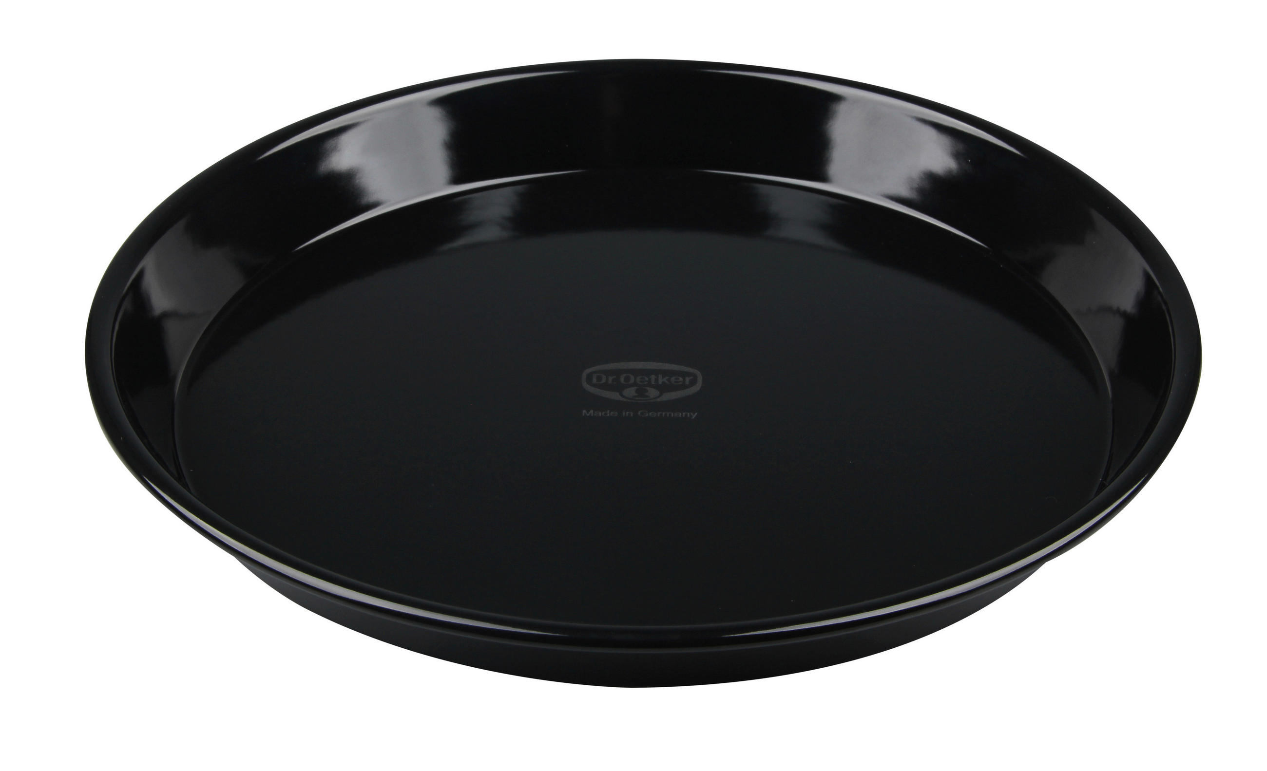 Dr.Oetker Pizzablech Tradition Emaille Schwarz 3 cm