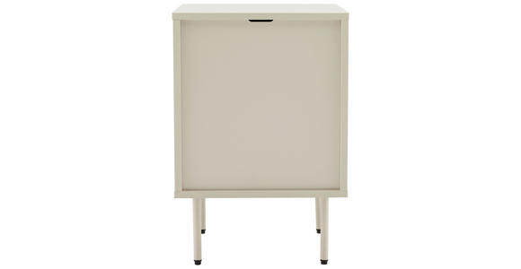 NACHTKÄSTCHEN 40/60/40 cm  in Seidengrau  - Seidengrau, Design, Holzwerkstoff/Metall (40/60/40cm) - Xora