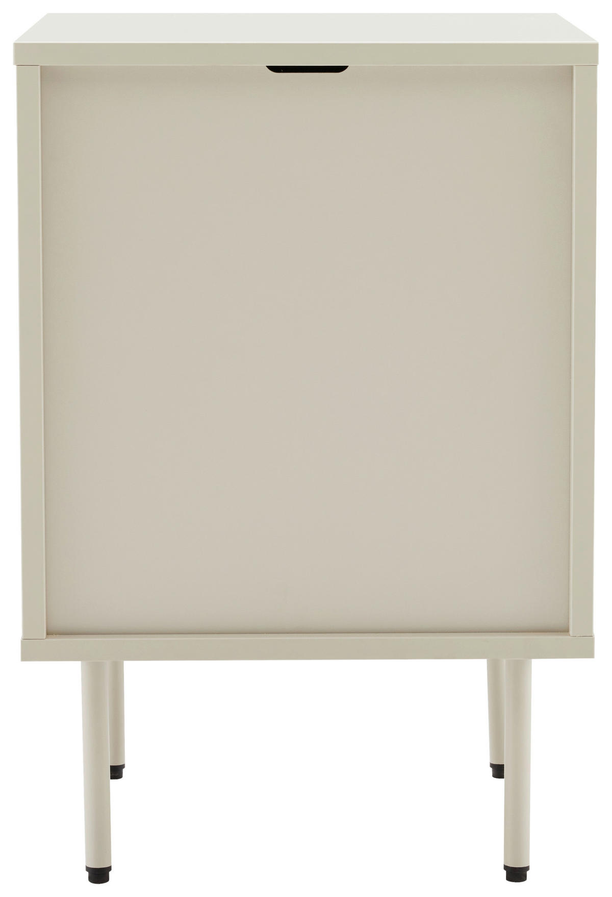 NACHTKÄSTCHEN 40/60/40 cm  in Seidengrau  - Seidengrau, Design, Holzwerkstoff/Metall (40/60/40cm) - Xora