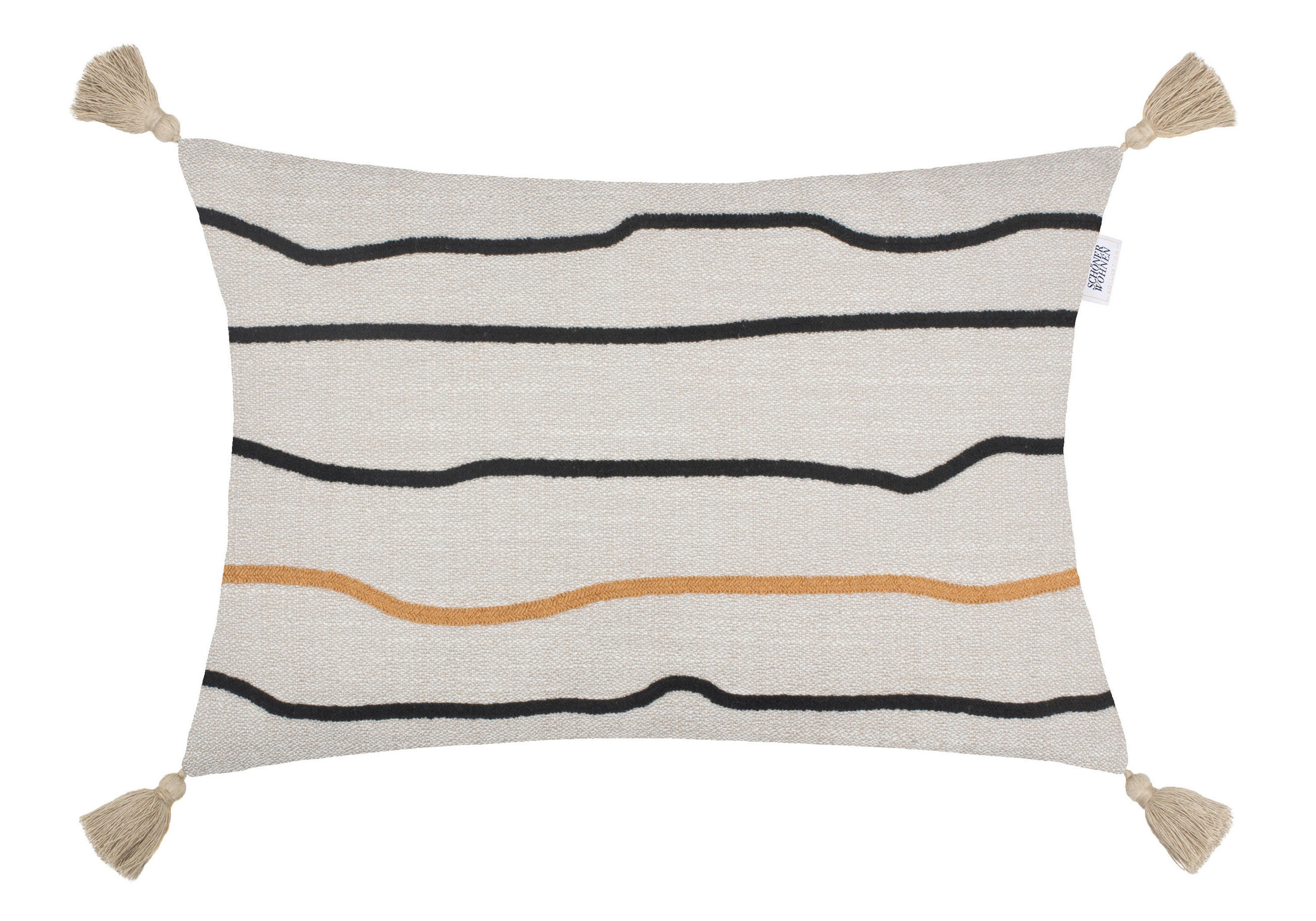 KISSENHÜLLE SW-BOHO 38/58 cm  - Sandfarben/Greige, Basics, Textil (38/58cm) - Schöner Wohnen