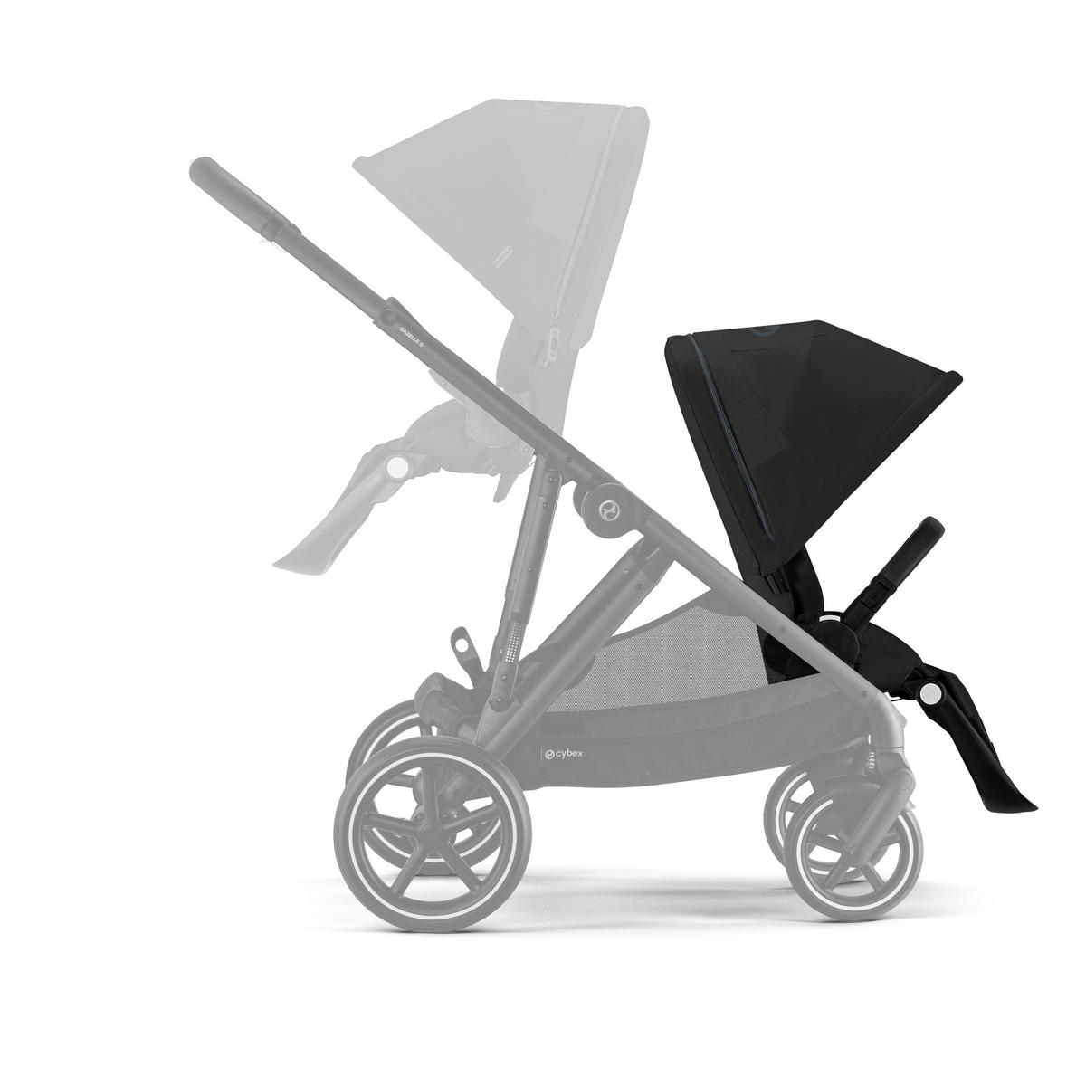 DJEČJA KOLICA  GAZELLE S  - crna, Basics, tekstil/metal (93-106/65/100-110cm) - Cybex