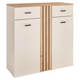 SCHUHSCHRANK 100/103/38 cm - Kaschmir/Eichefarben, Basics, Holzwerkstoff/Kunststoff (100/103/38cm) - Xora
