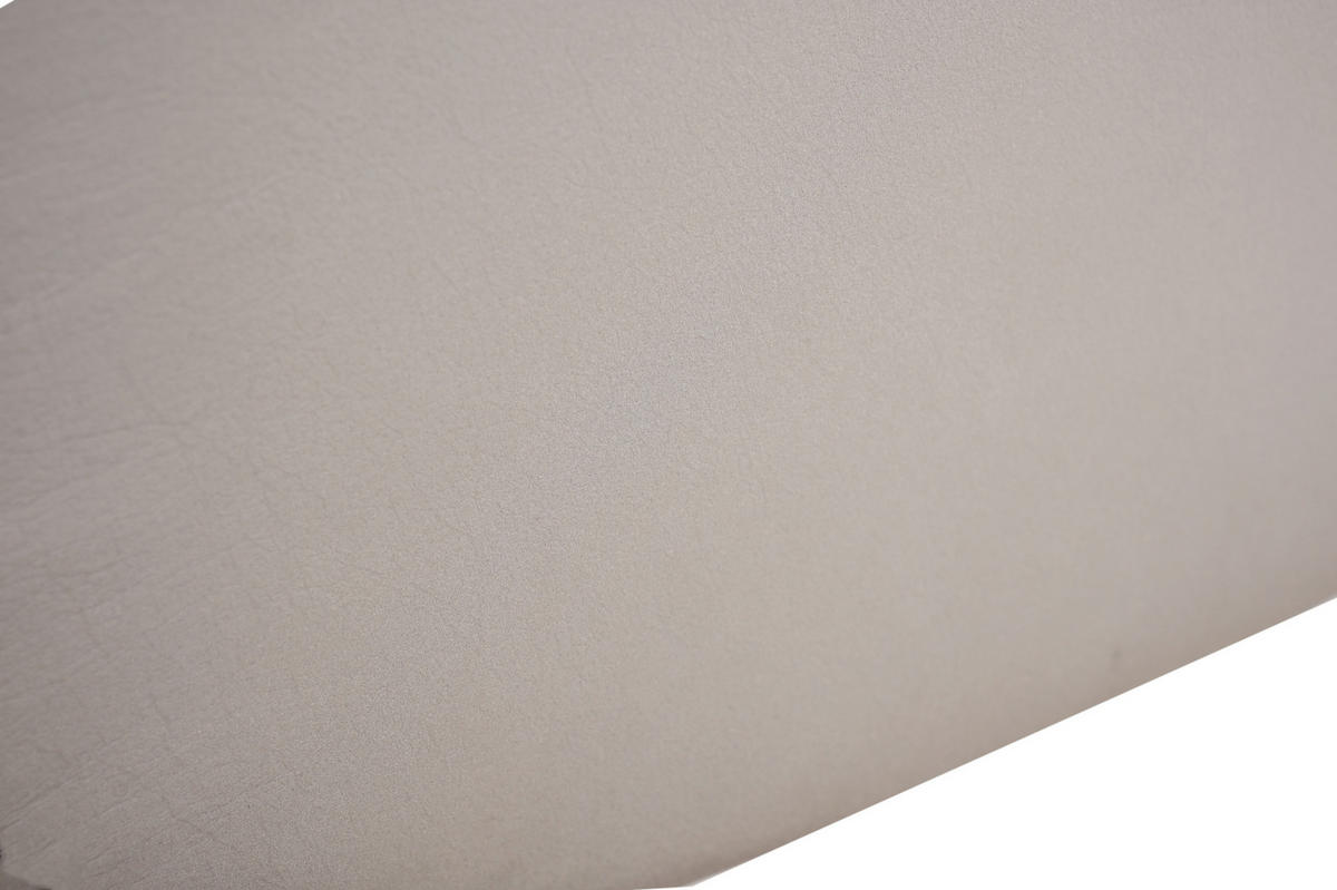 ARMLEHNSTUHL  Sitzfläche 360° drehbar, automatische Rückholfunktion  Echtleder  Taupe  - Taupe/Schwarz, Design, Leder/Metall (62,5/86,5/66,5cm) - Dieter Knoll
