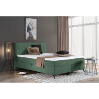 BOXBETT 180/200 cm  in Grün  - Schwarz/Grün, Design, Holz/Holzwerkstoff (180/200cm) - Xora