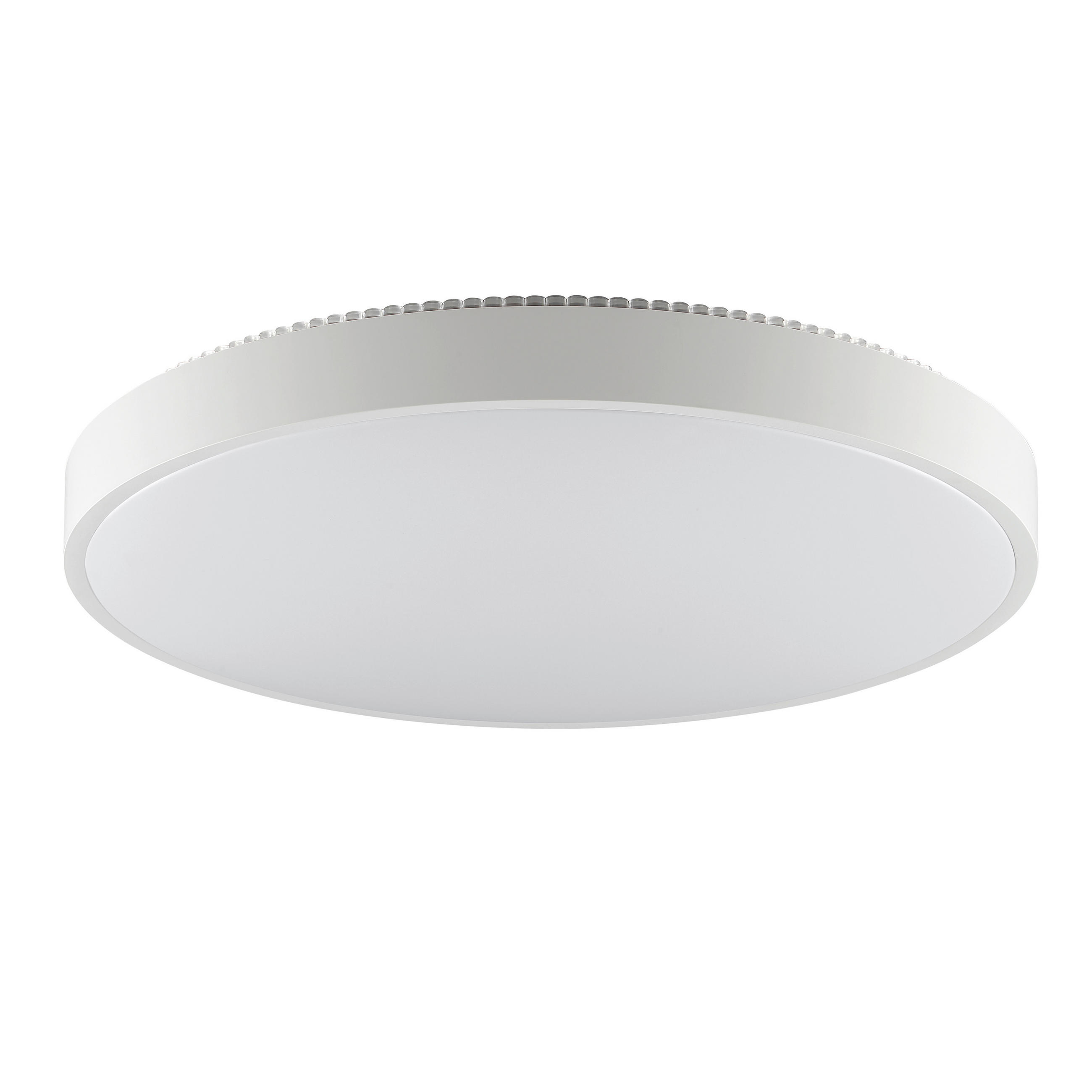 LED-DECKENLEUCHTE Solistra 54,5/9,5 cm   - Weiß, KONVENTIONELL, Kunststoff/Metall (54,5/9,5cm) - Brilliant