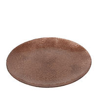 TELLER Roségold 28 cm  - Roségold, KONVENTIONELL, Glas (28cm) - Boltze Home