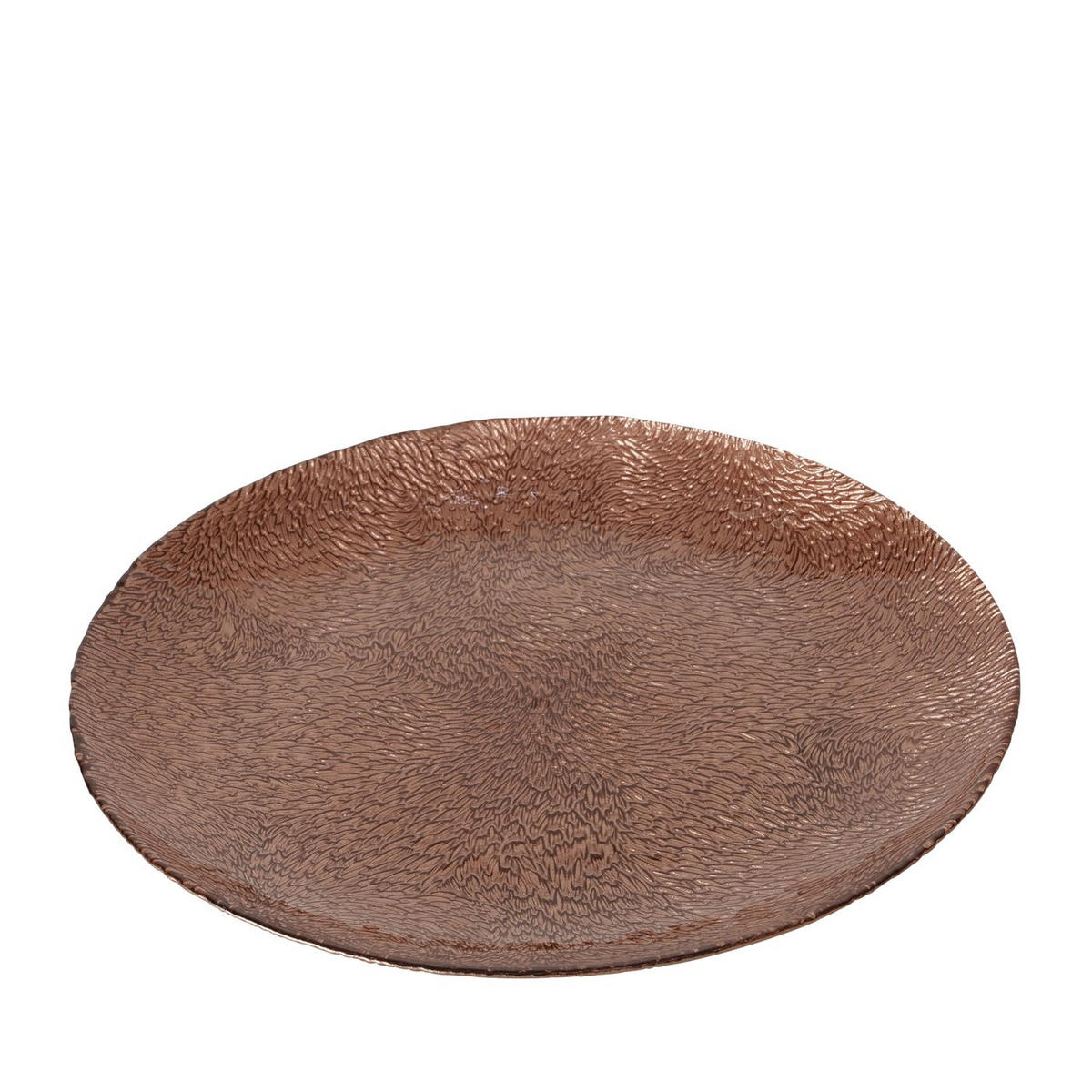 TELLER Roségold 28 cm  - Roségold, KONVENTIONELL, Glas (28cm) - Boltze Home