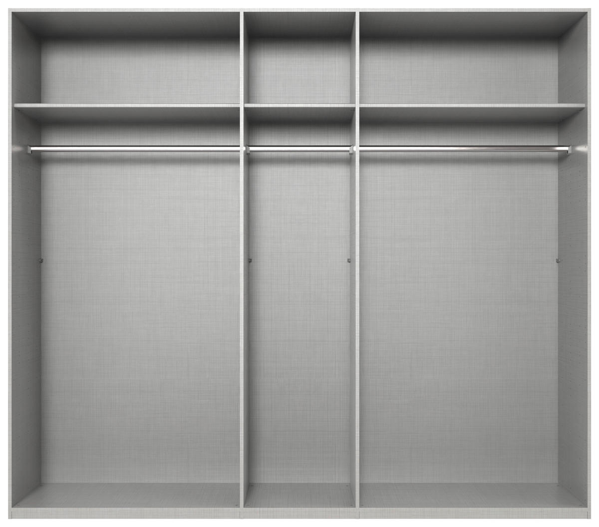 DREHTÜRENSCHRANK in Weiss  - Weiss, Modern, Holzwerkstoff/Metall (250/216/58cm) - MID.YOU