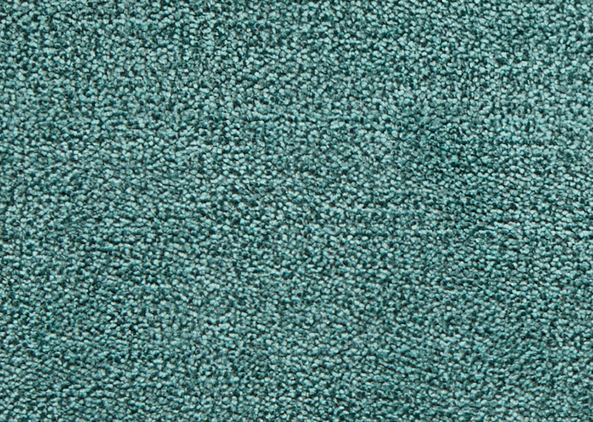 ECKSOFA Petrol Struktur  - Chromfarben/Petrol, KONVENTIONELL, Kunststoff/Textil (282/205cm) - Carryhome