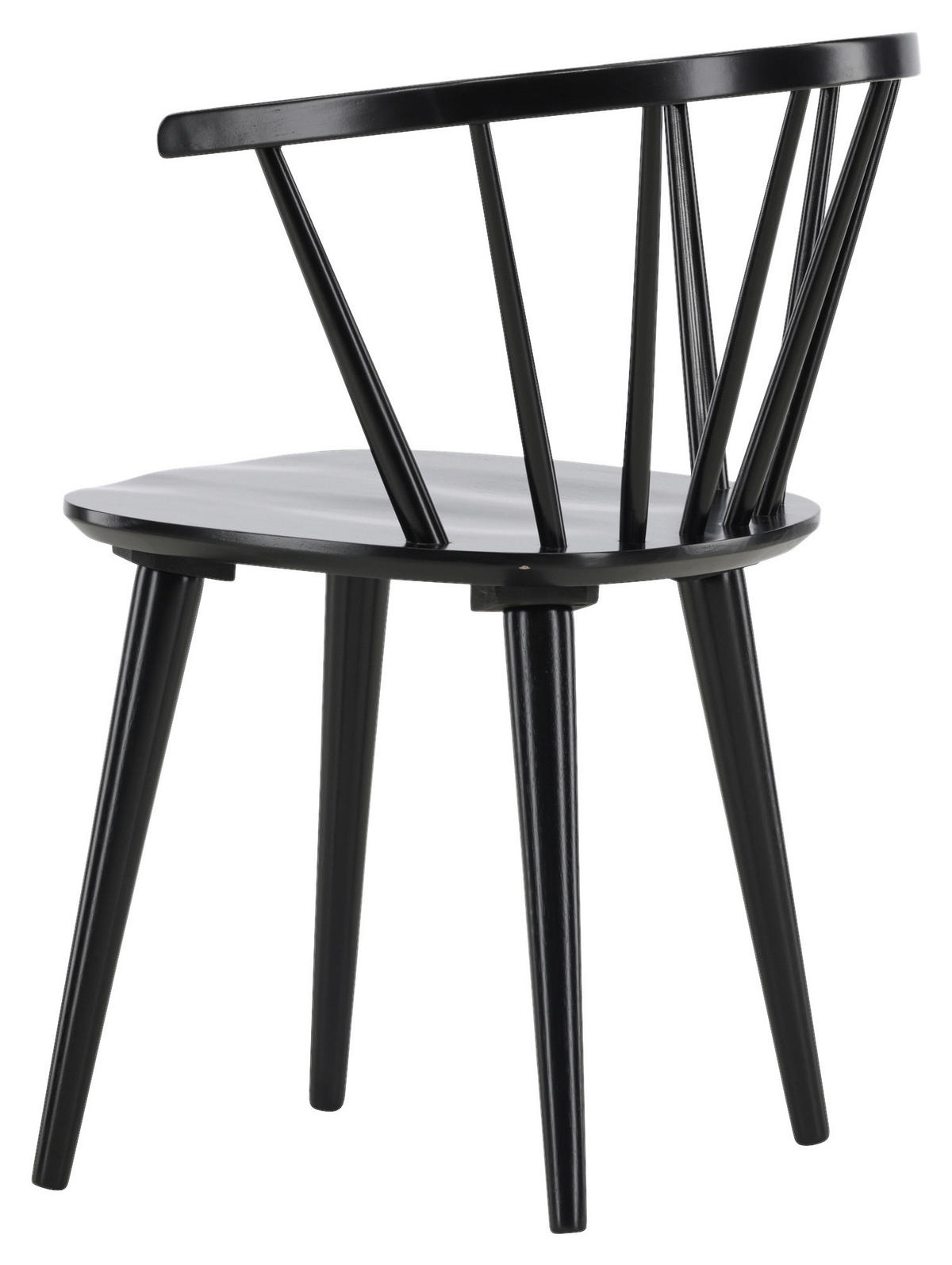 STUHL-SET 2 Stück  in  - Schwarz, Design, Holz (55/75/53cm) - Livetastic