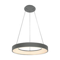 ZÁVĚSNÉ LED SVÍTIDLO,  48/48/120 cm - šedá, Basics, kov (48/48/120cm)