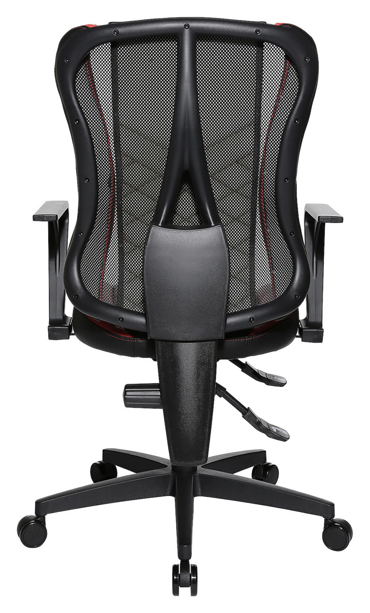 GAMINGSTUHL Rot, Schwarz Kunststoff, Textil   - Rot/Schwarz, Design, Kunststoff/Textil (47,5/99-107/44cm) - Dieter Knoll