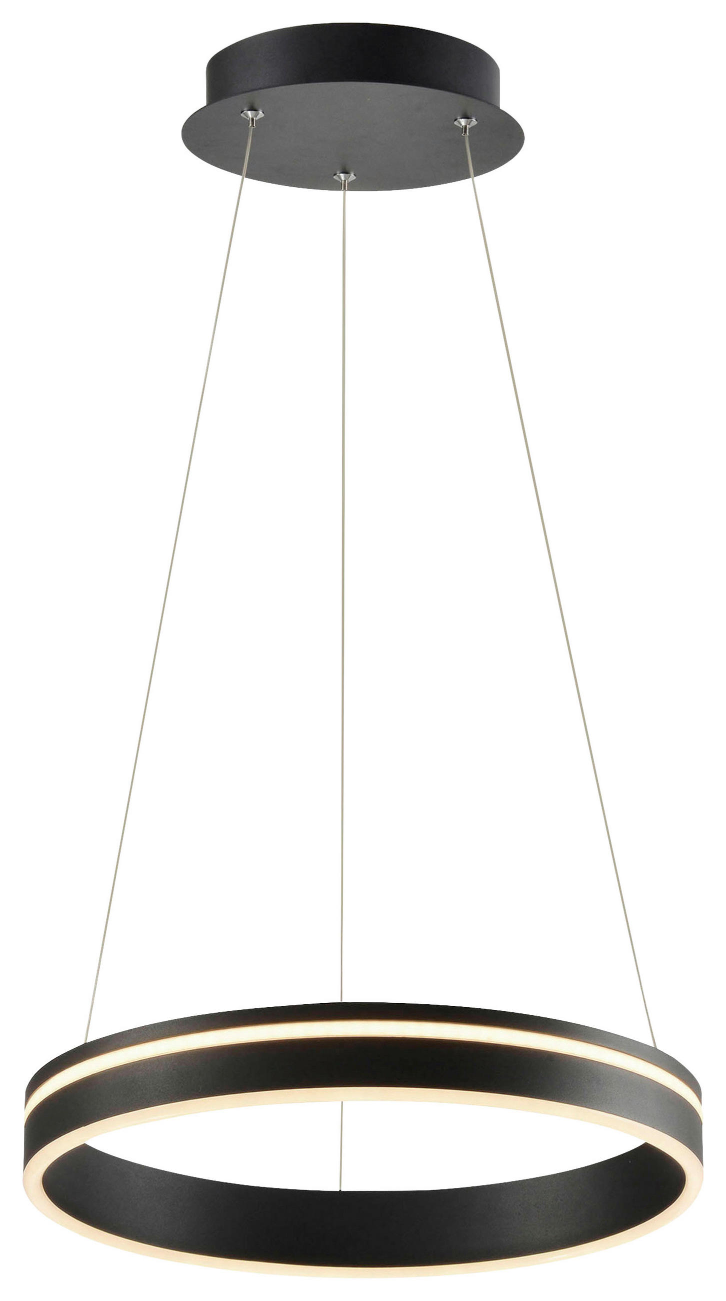 Paul Neuhaus Led-Hängeleuchte Anthrazit 40x120x40 cm