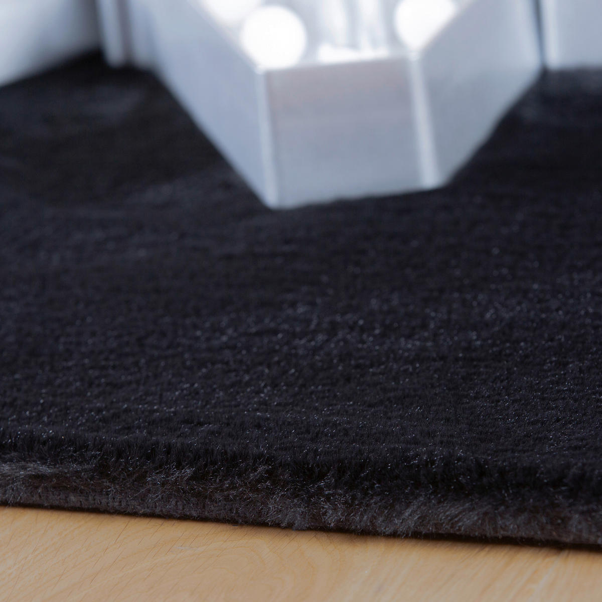 COVOR CU FIR LUNG  My Cha Cha  - negru, Basics, textil (80cm) - Novel