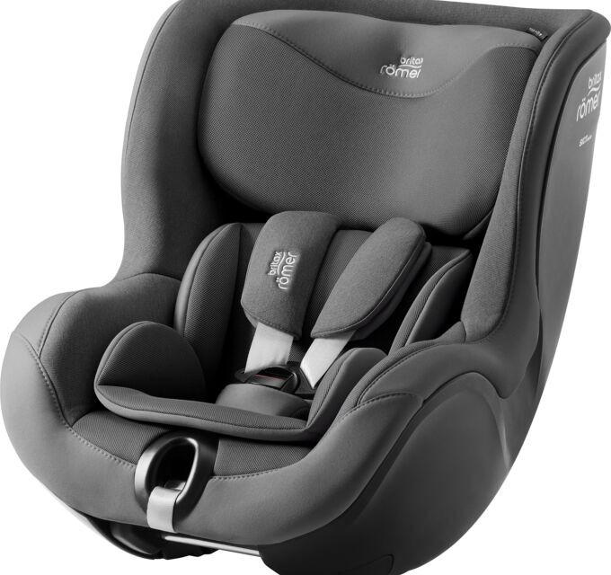 REBOARDER-KINDERSITZ Dualfix 5Z - Dunkelgrau/Anthrazit, Basics, Kunststoff/Textil (44/48/74cm) - Britax Römer