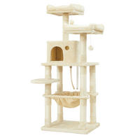 KRATZBAUM - Beige, Trend, Holzwerkstoff/Textil (55/143/45cm) - Boxxx