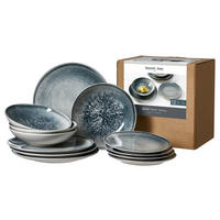 TELLERSET Grana 12-teilig  - Graublau, KONVENTIONELL, Keramik - Ritzenhoff Breker
