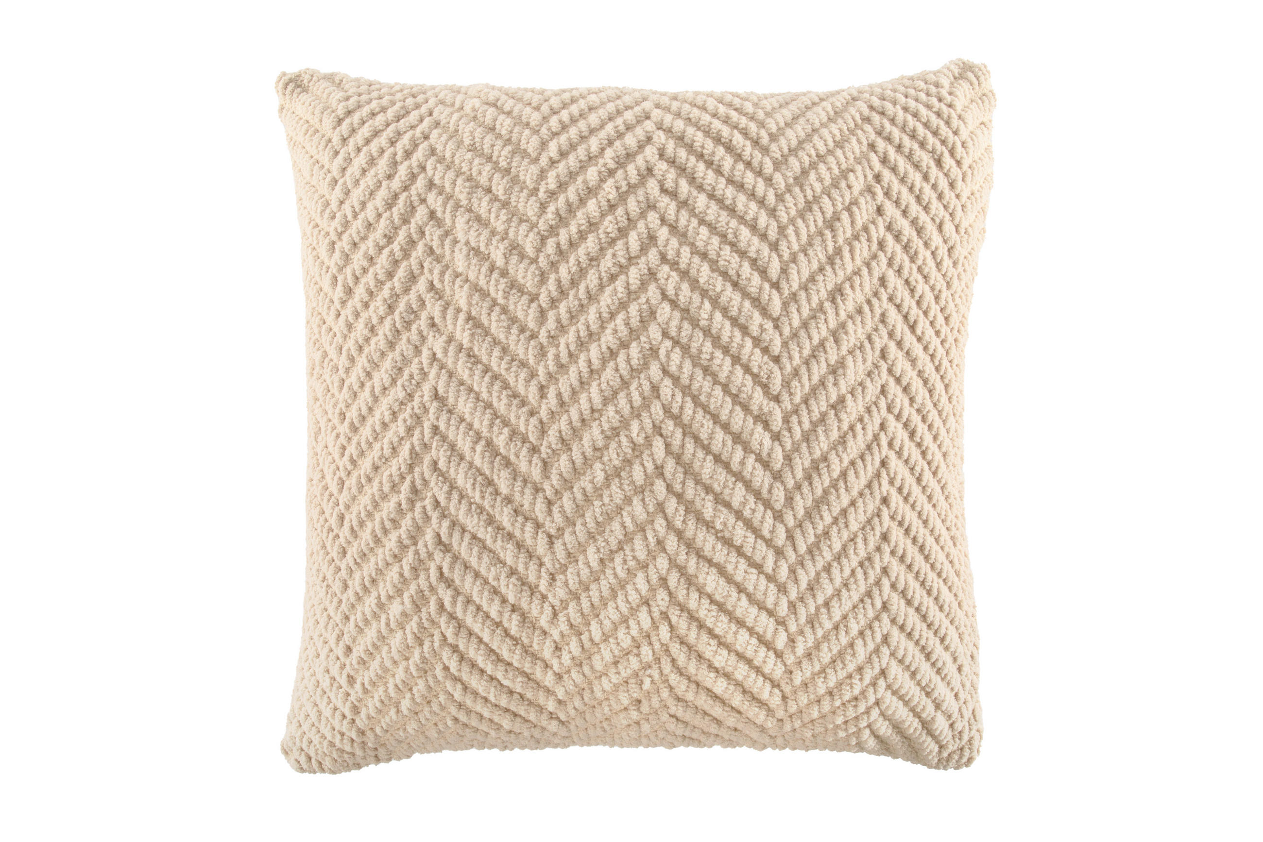 UKRASNI JASTUČIĆ  45/45/15 cm  RENEE  - krem, Konvencionalno, tekstil (45/45/15cm)