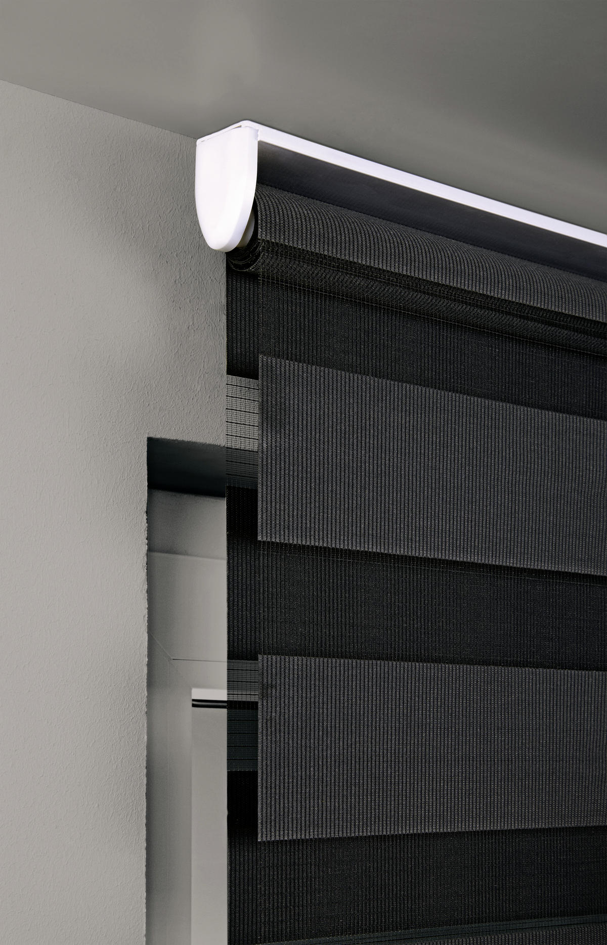 DOPPELROLLO 140/160 cm  - Anthrazit, Basics, Textil (140/160cm)