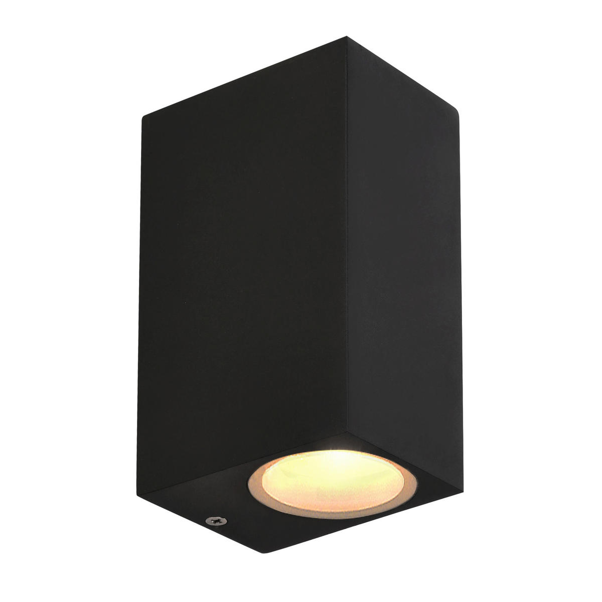 VÄGGLAMPA FÖR UTOMHUS - svart, Design, metall (6.5/9/15cm)