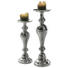 KERZENHALTER - Nickelfarben, Basics, Metall (13/36cm) - Ambia Home