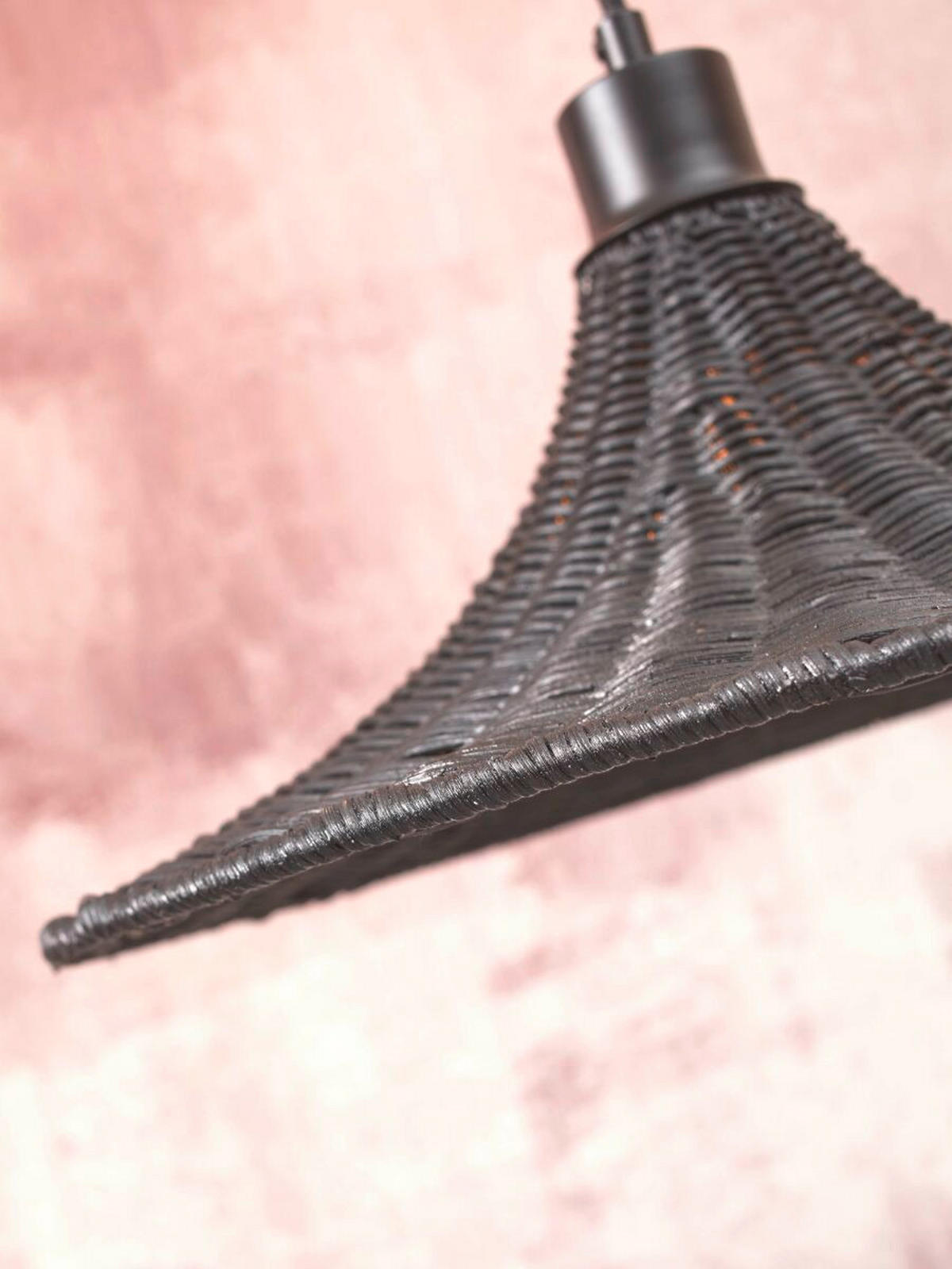 HÄNGELEUCHTE GOOD&MOJO  40/12 cm   - Schwarz, Trend, Holz (40/12cm) - Good & Mojo